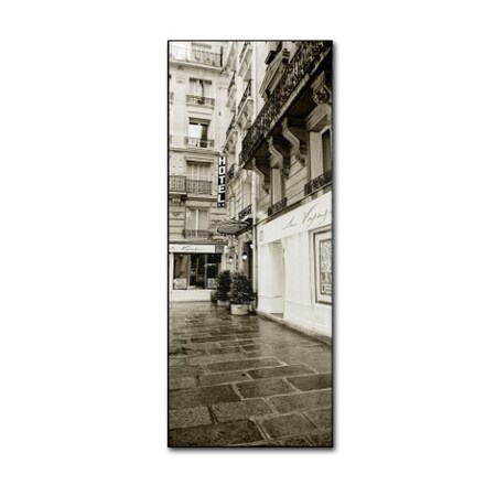 Trademark Fine Art Preston 'Hotel in Paris' Canvas Art, 12x36 EM221-C1236GG